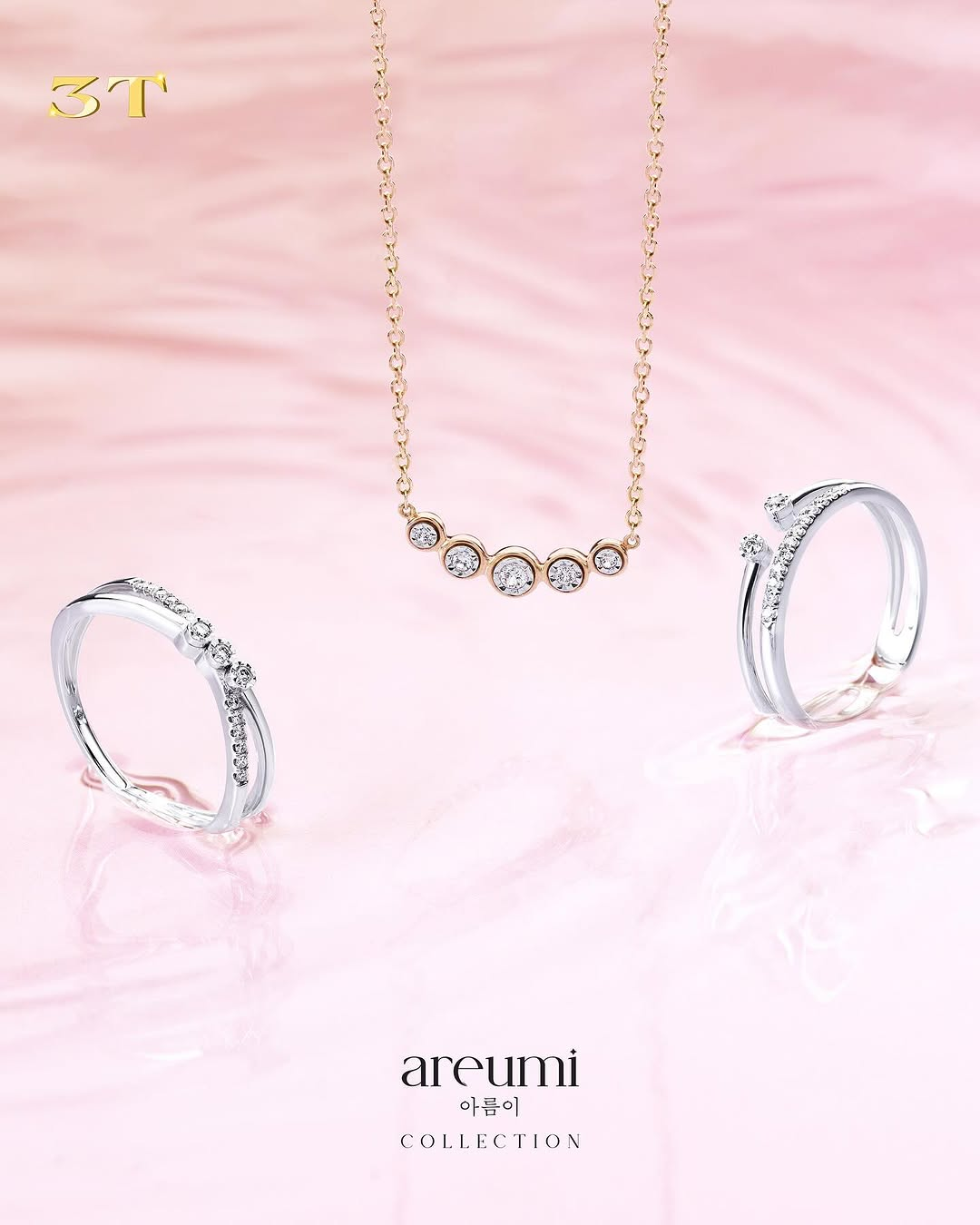 Desain Liontin Bubble Manis Dihiasi Berlian