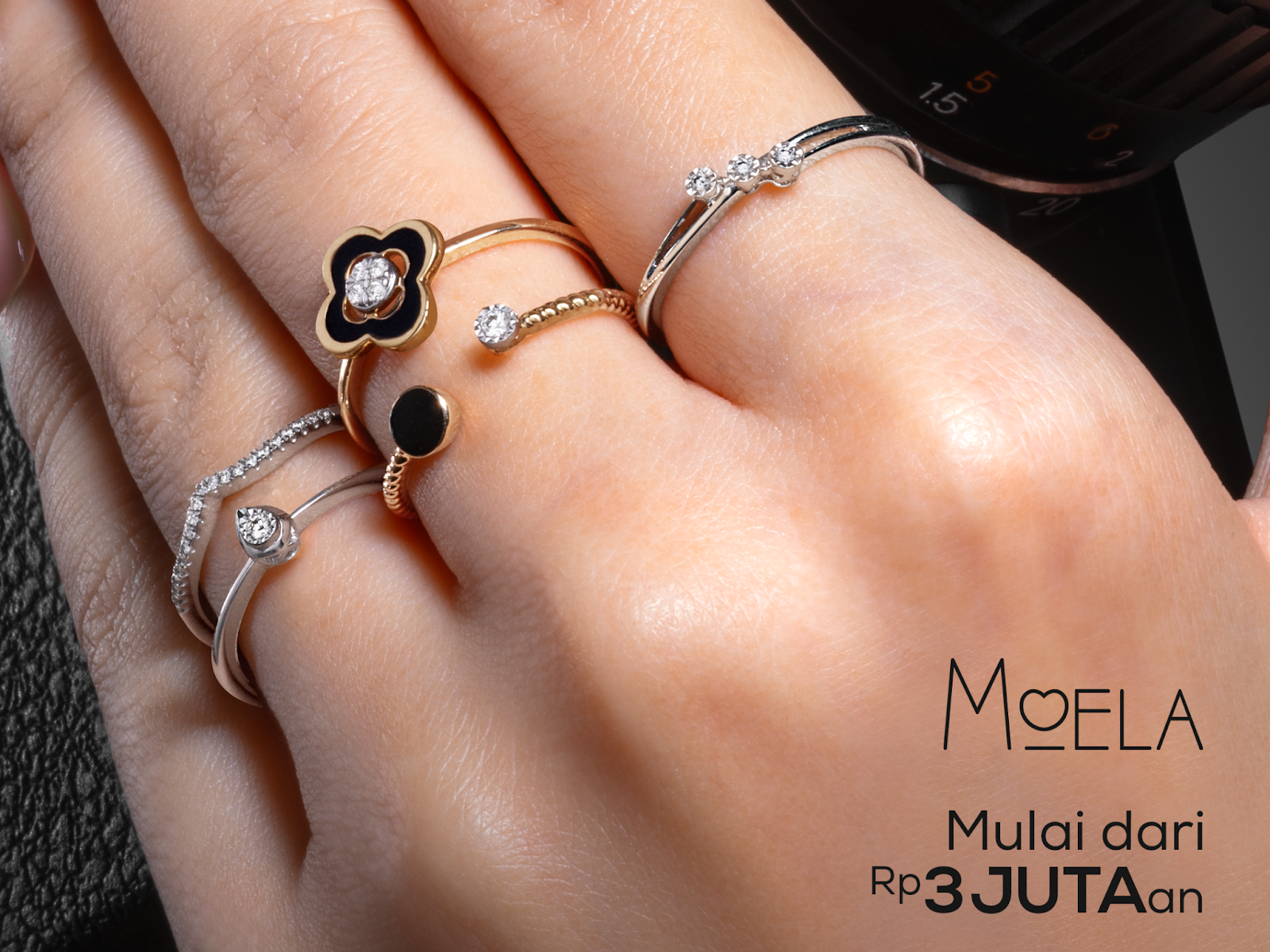 Koleksi Moela Bisa Dijadikan Cincin Tunangan 1 Gram dari The Palace