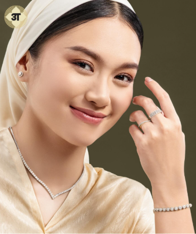 Perhiasan Emas dan Berlian Tennis Paling Elegan