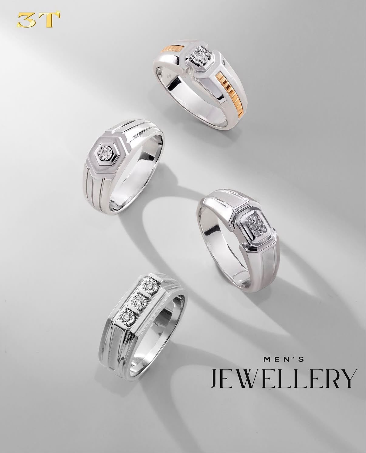 Pernyataan Wibawa yang Memikat dan Elegan dari Cincin Berlian Pria