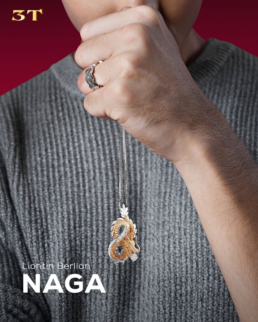 Kemegahan Liontin Berlian Naga Sempurna dan Memikat