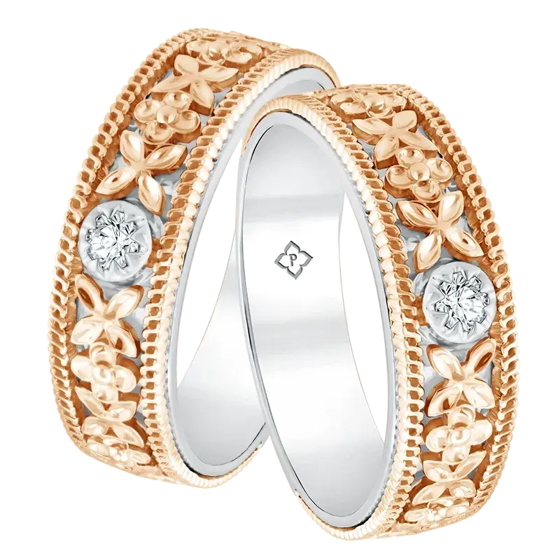 Gold Wedding Rings Engraved: Pesona Ukiran Penuh Makna bagi Cinta Anda