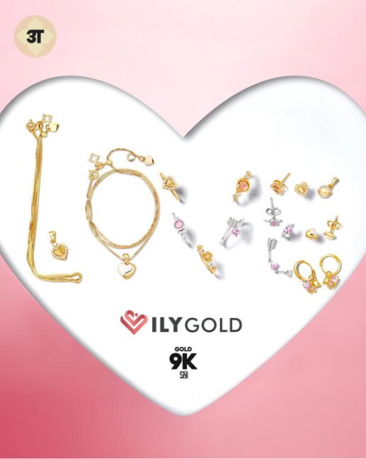 Cantiknya Perhiasan Emas 9K dari ILY Gold