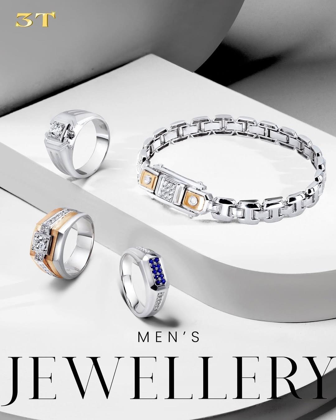 Cincin Berlian Dual Tone dari The Palace Untuk Tampilan Modern di Christmas Dinner