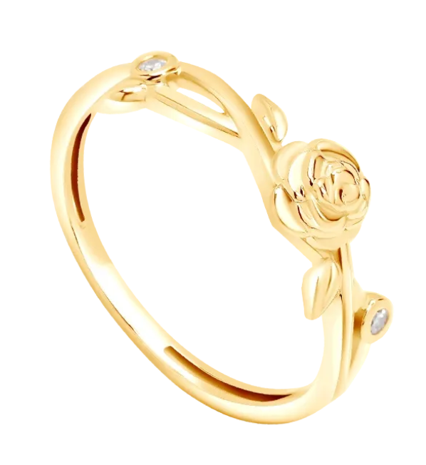 Cincin Love Letter Rose Untuk Tampilan Manis Anak Perempuan