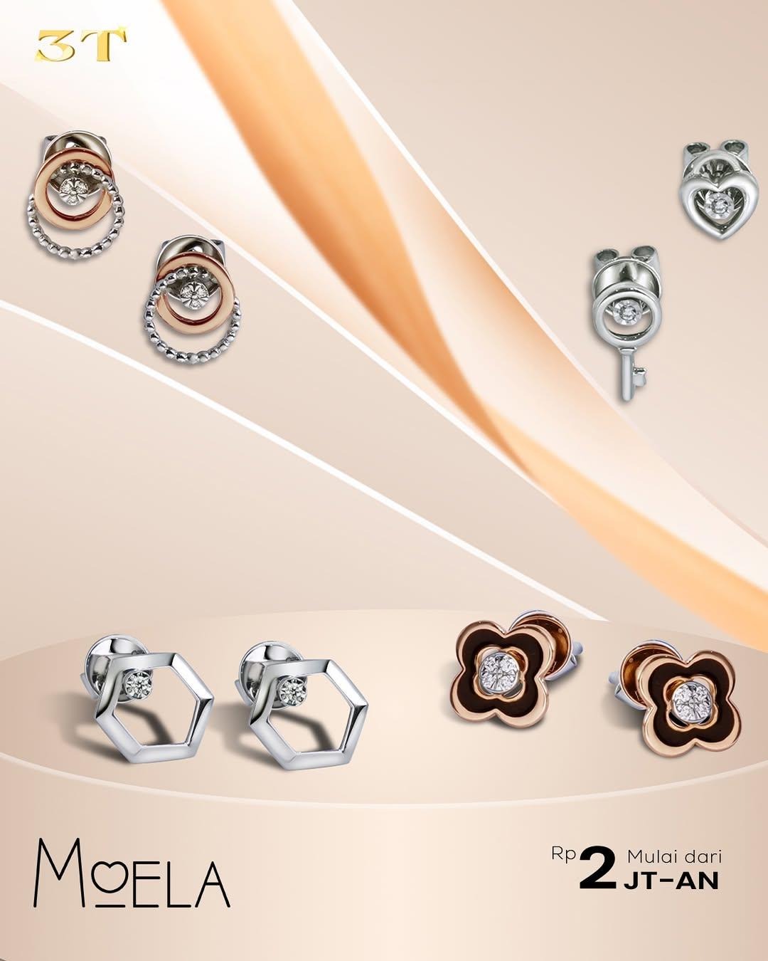 Anting MOELA Cocok Untuk Semua Style dan Momen Bahagiamu