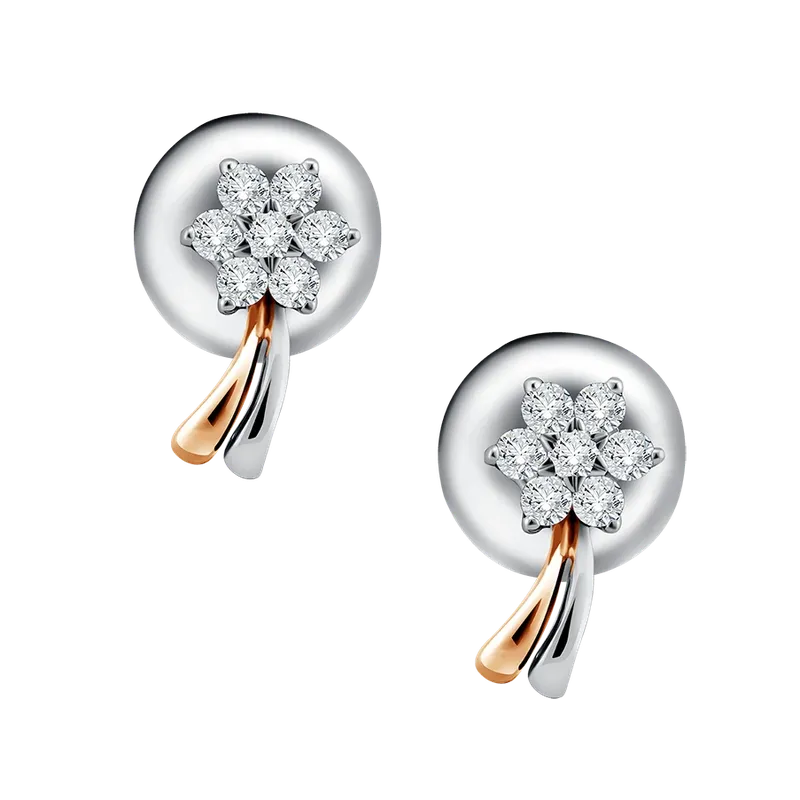 Anting Stud Berlian Klasik Elegan, Hadiah Timeless dan Bermakna untuk Ibu
