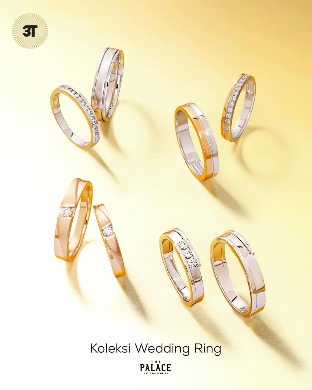 Koleksi Berlian H-VS Sebagai Inspirasi Cincin Nikah Pasangan Modern