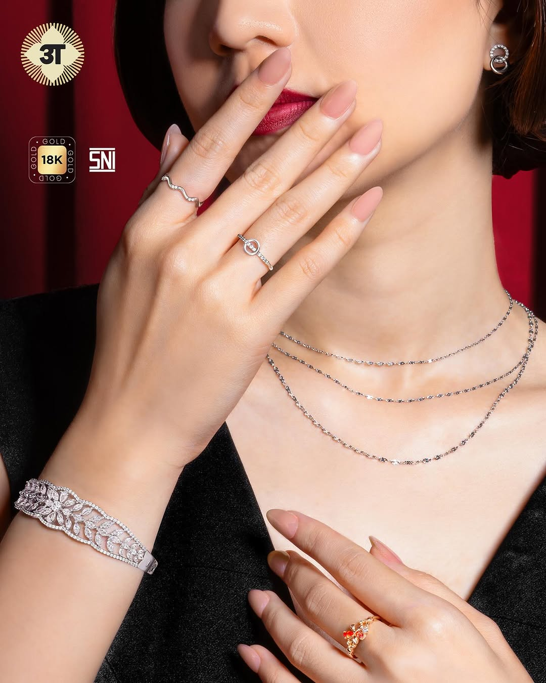 Tampil Stand Out dengan Kalung Emas Rantai The Palace Jeweler