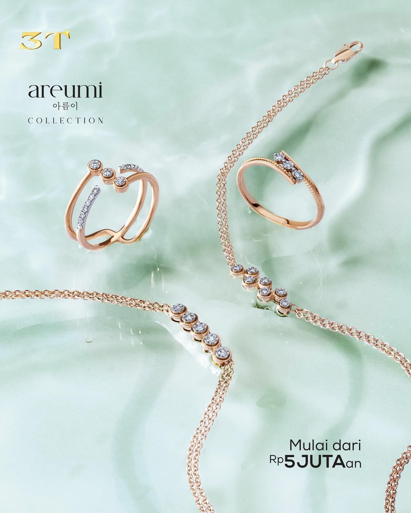 Tampil Cantik Memukau Bagaikan Eonni Korea dengan Koleksi Perhiasan Areumi