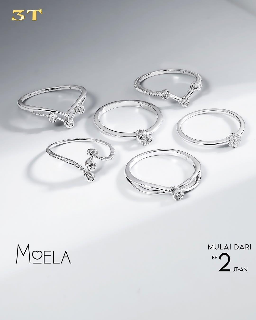 Pilihan terbaik cincin emas 1 gram dari koleksi Moela
