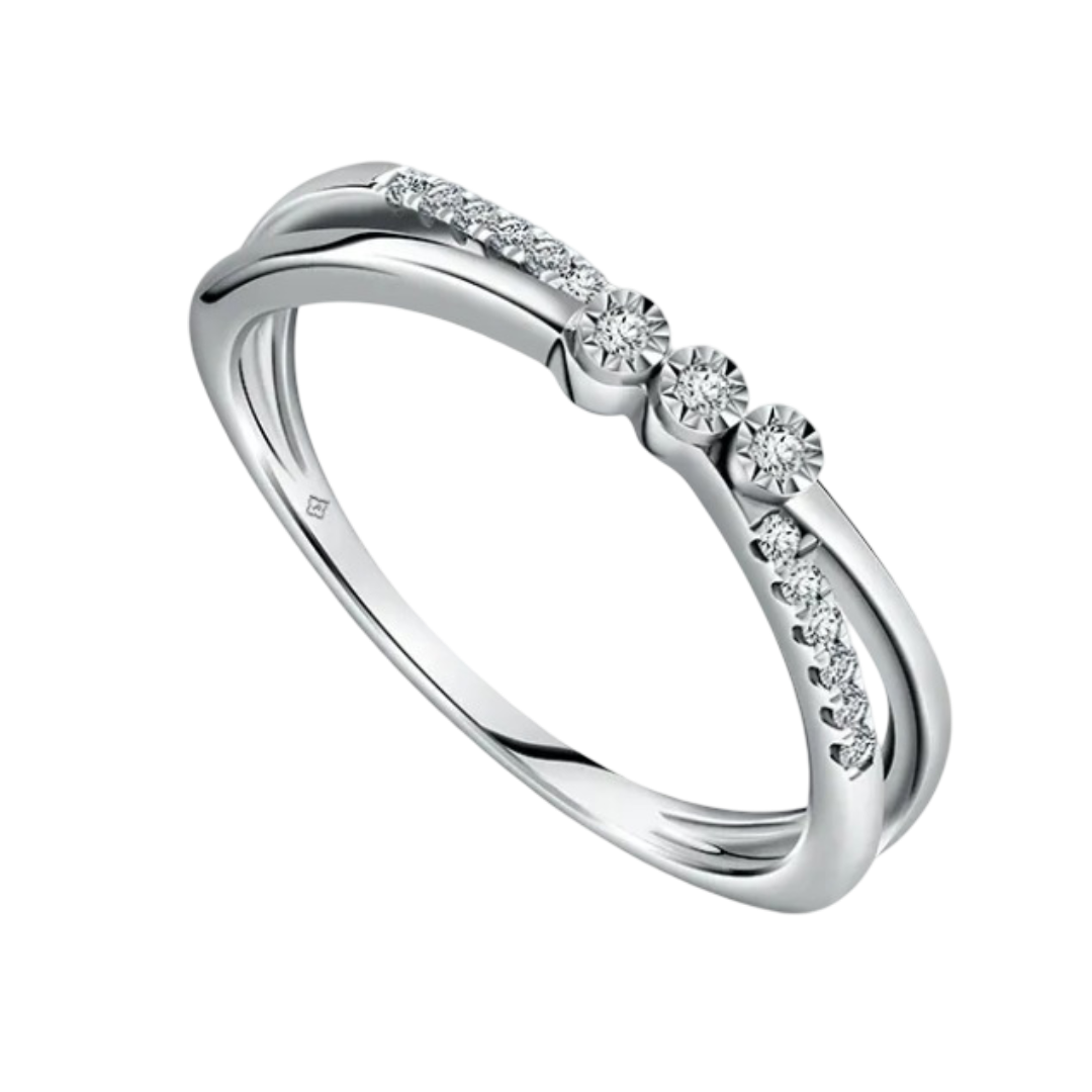 Cincin Lunari Desain Manis Untuk Jari Wanita