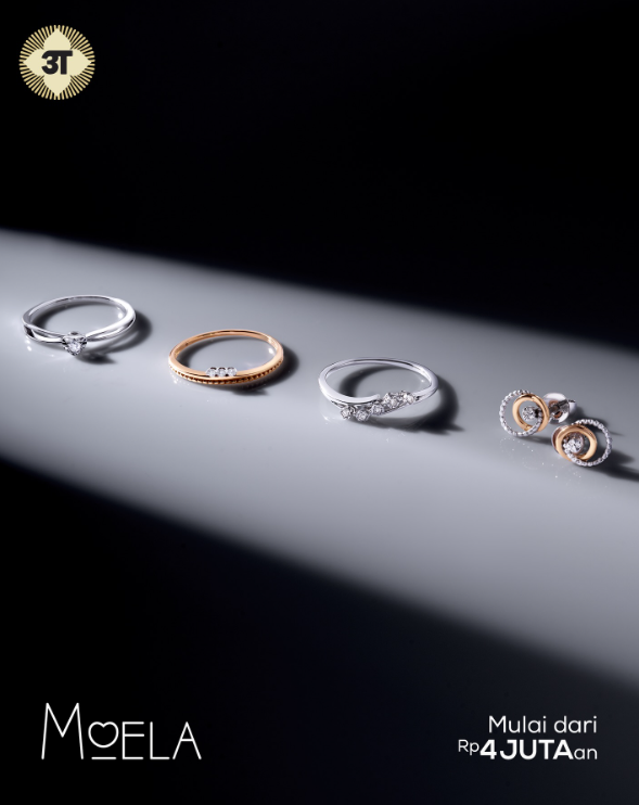 Cincin MOELA Bergaya Minimalis dan Elegan Start from Rp4 juta