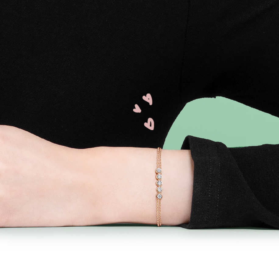 Gelang Berlian Areumi Collection Ala Korean Style