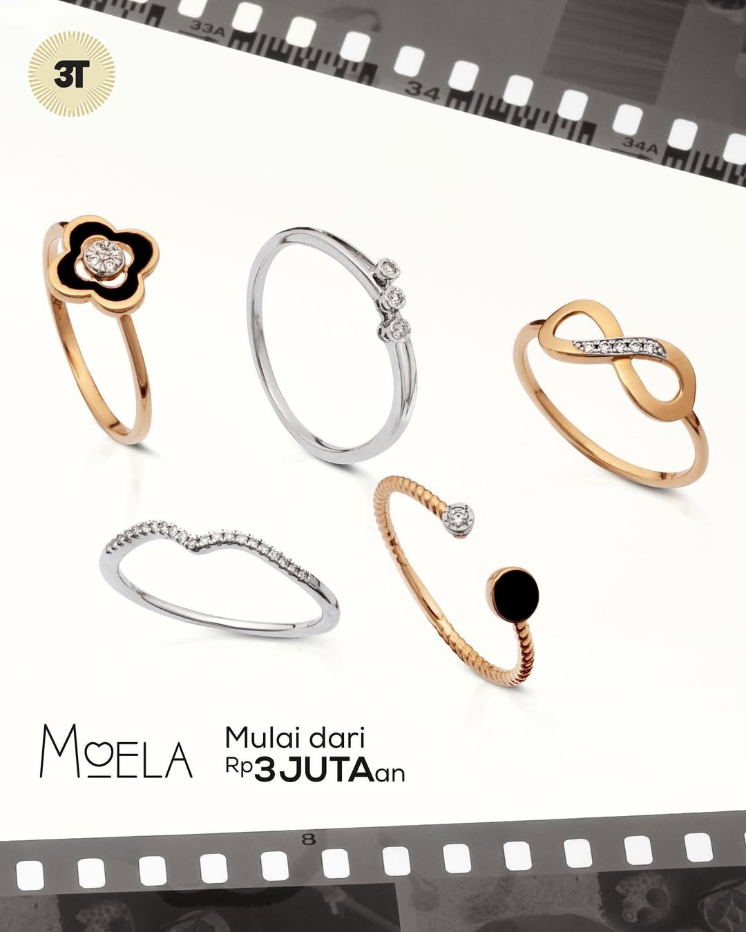 Lamar sang kekasih tercinta dengan cincin elegan minimalis dari koleksi MOELA