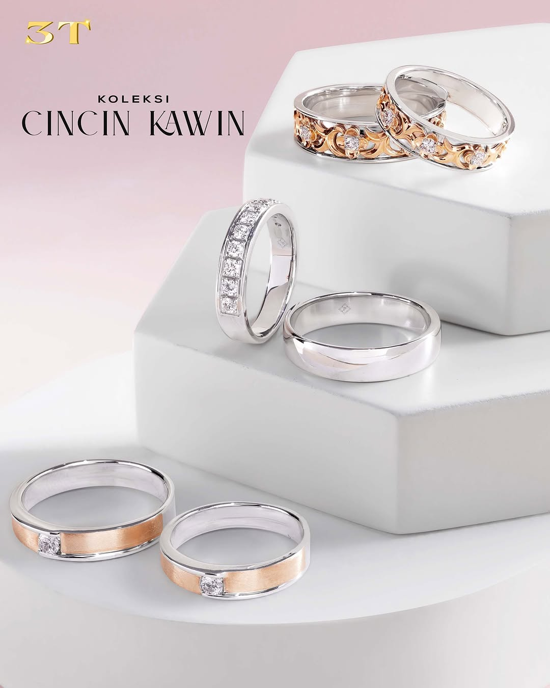 Koleksi Wedding Rings Elegan dan Timeless dari The Palace Jeweler