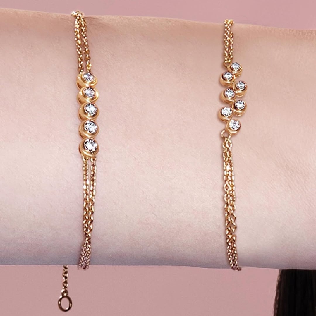 Tampil menawan dengan perhiasan emas rose gold dengan berlian