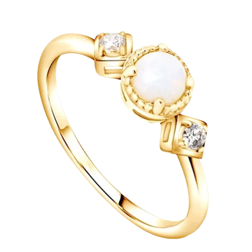 Cincin Snowdrop Solitaire dengan Kilau Elegan dan Pesona Abadi
