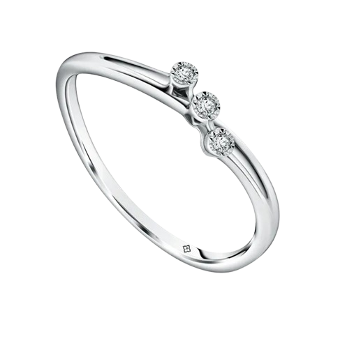 Simbol Trinity Diamonds yang Sempurna Sebagai Cincin Tunangan Penuh Makna