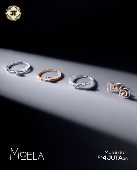 Koleksi Cincin Emas 18 Karat MOELA: Tampil Ramah di Kantong dengan Kilau Mewah