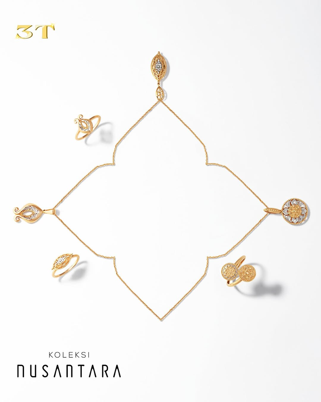 Koleksi Nusantara Perhiasan Emas Eksklusif The Palace Jeweler