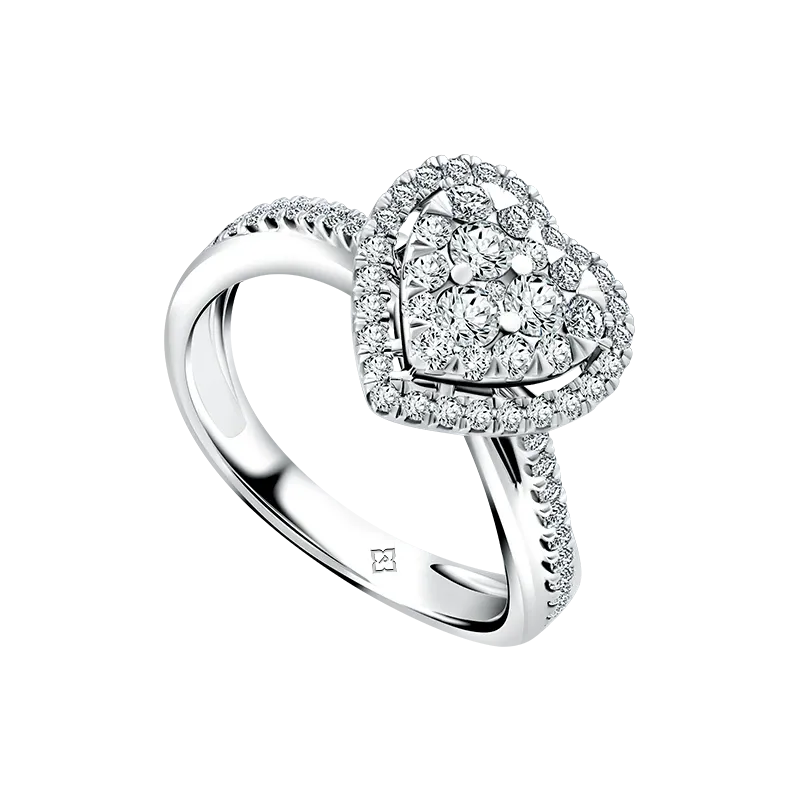 Cincin Wanita Lovely Romantis Bertabur Berlian