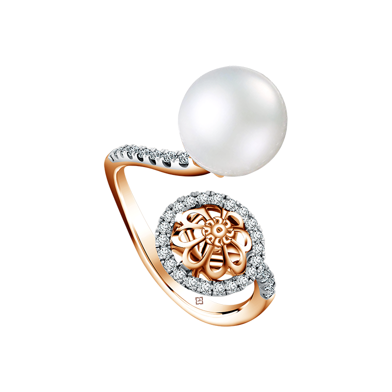 Rose Gold 18K untuk Cincin Nusantara Tara Twirla