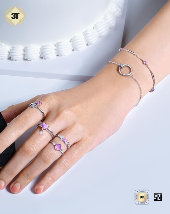 Koleksi Cincin Anak Perempuan Berwarna Pink