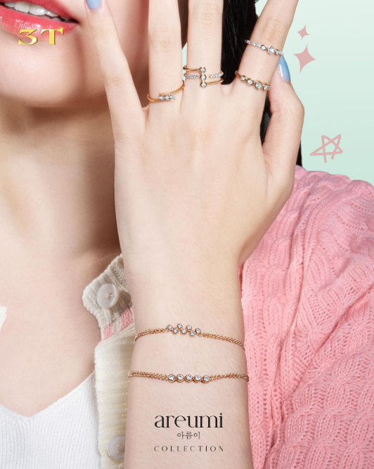Gelang Simple Areumi yang Cocok untuk Model Stacking