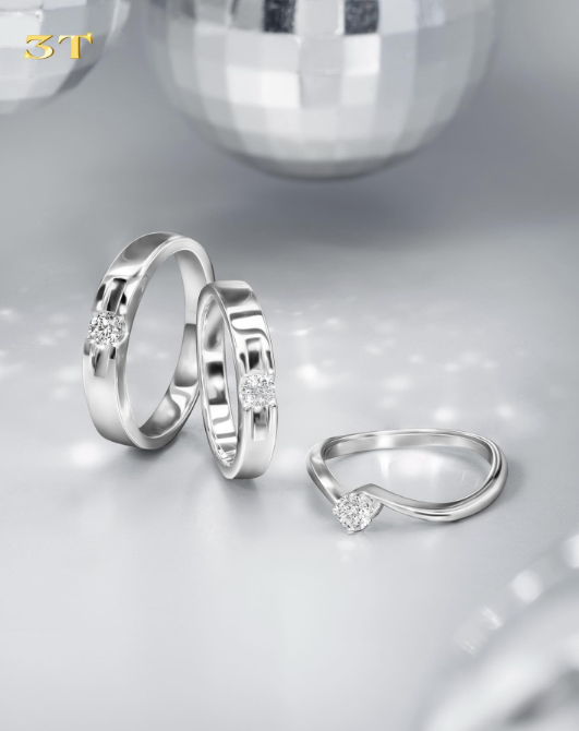 Gabungkan Wedding Rings Klasik dengan Cincin Tunangan Agar Praktis