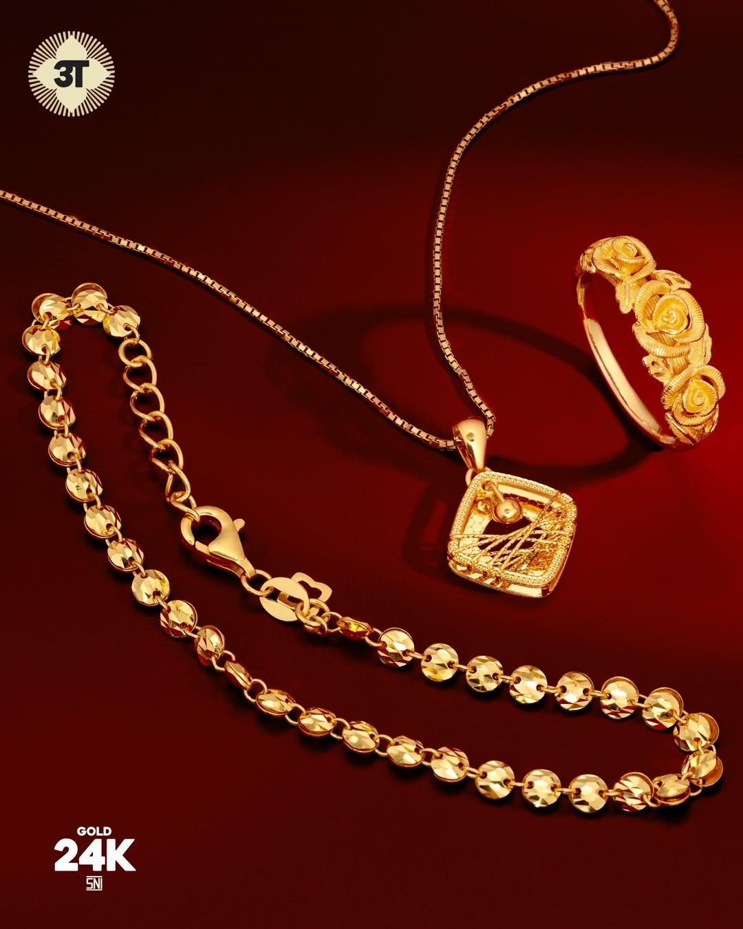 Kemilau Kalung Emas 24 Karat Pancarkan Kesan Mewah dan Timeless