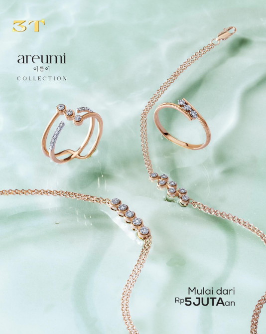 Temukan Keindahan Feminin dalam Koleksi Areumi emas 18K