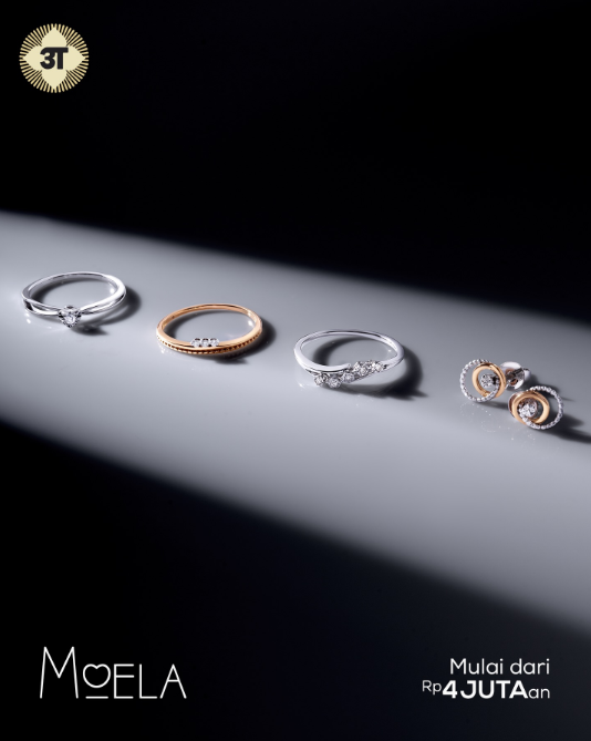 Cincin Berlian Asli dari Koleksi MOELA dengan Harga Terjangkau