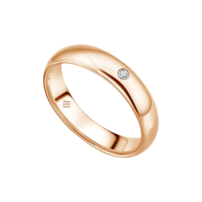 Simbol Cinta Sejati yang Ringkas dan Sempurna dari Gold Wedding Rings Classic Band