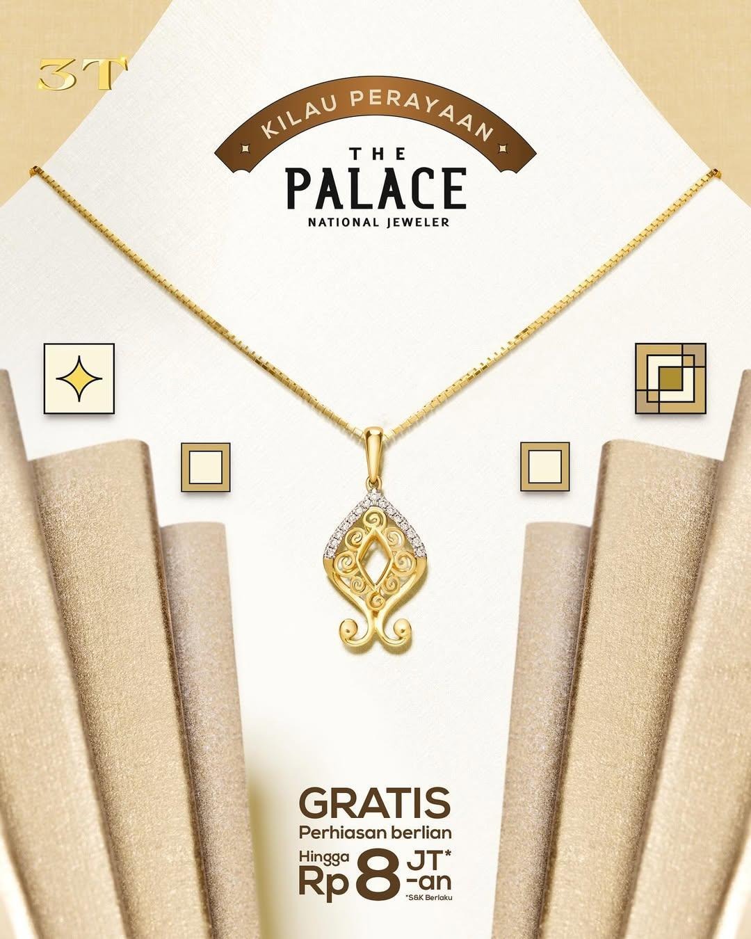 Rayakan Janji Suci dengan Koleksi dan Hadiah Eksklusif Kilau Perayaan The Palace Jeweler
