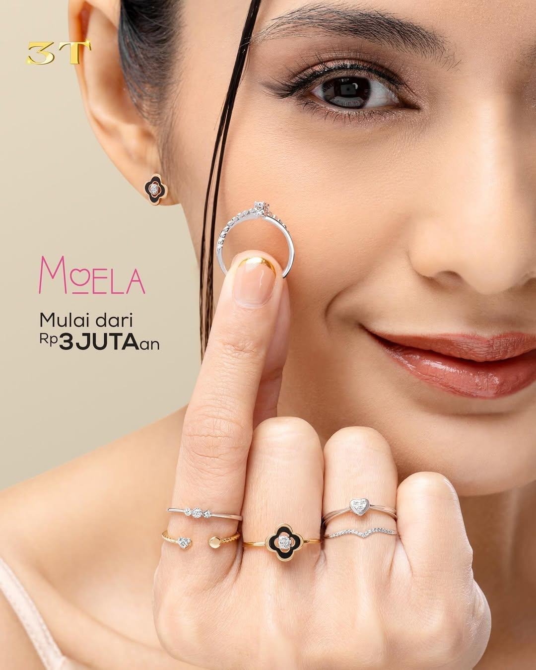 Koleksi MOELA hadirkan ragam cincin emas 1 gram kualitas 18K dengan harga terjangkau