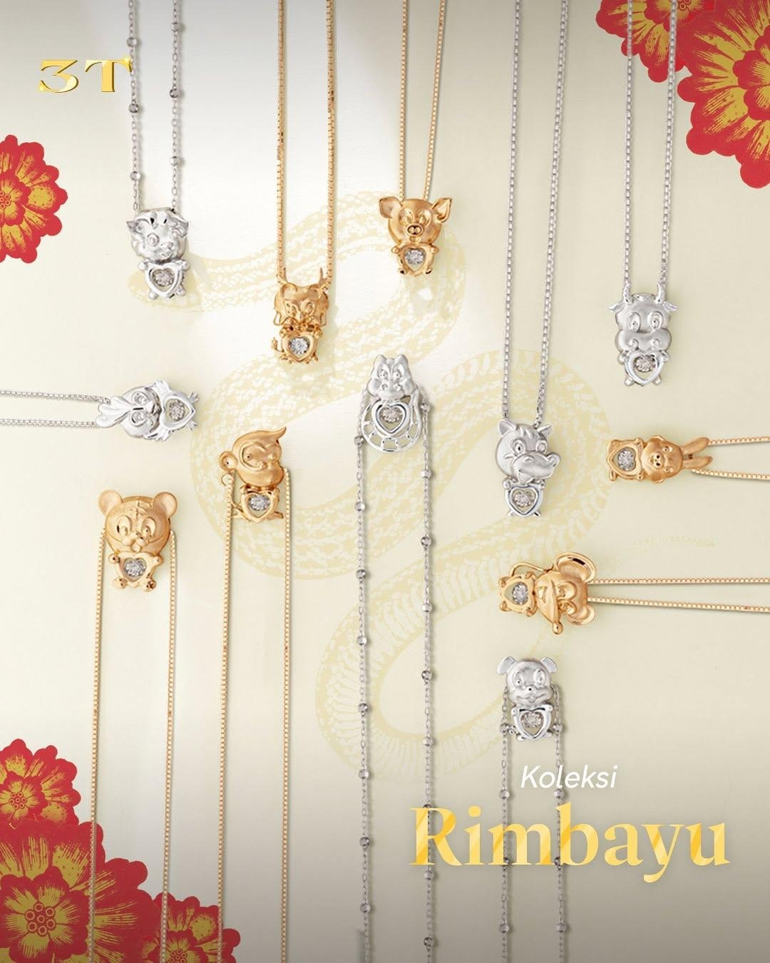 Ekspresikan Diri Anda dengan Mengenakan Liontin Emas Unik dari Koleksi Rimbayu