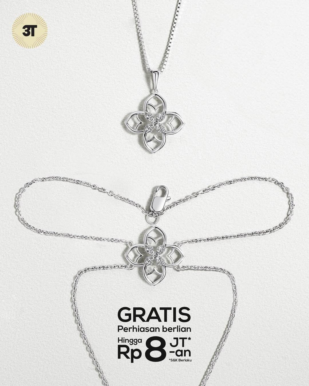 Raih peluang dapatkan perhiasan emas elegan gratis dari The Palace Jeweler