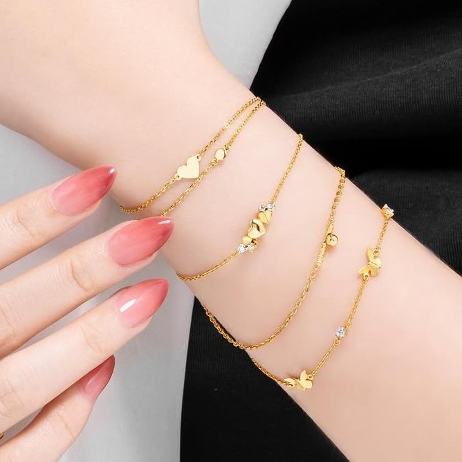 Gelang Emas dengan Model Minimalis yang Cocok Buat Sehari-Hari