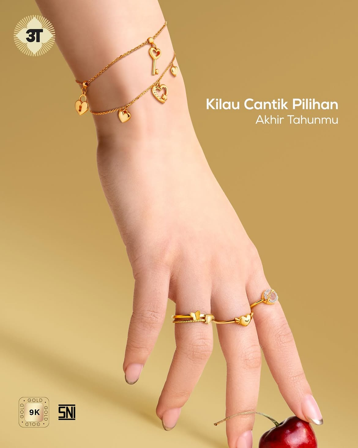 Cantiknya Charm Bracelets Bertema Lock Heart