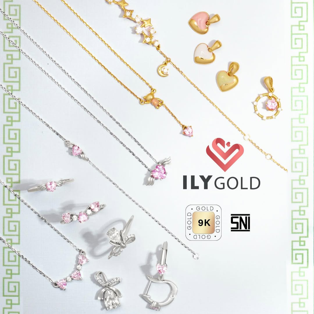 Kalung Emas Gold dengan Rantai yang Tipis