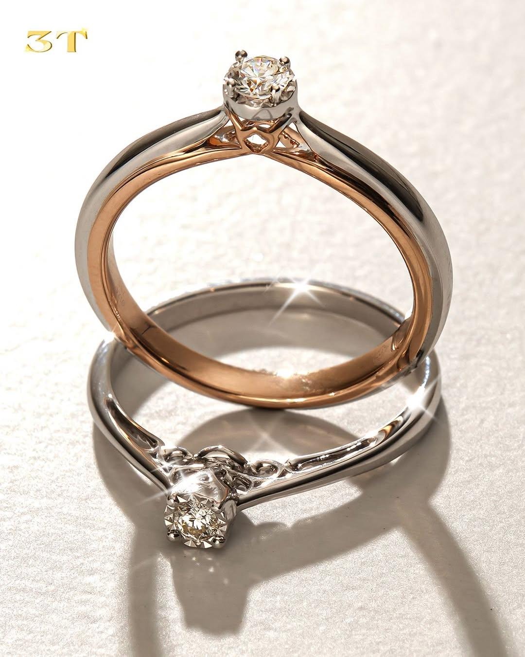 Cincin berlian solitaire untuk mengikat cinta