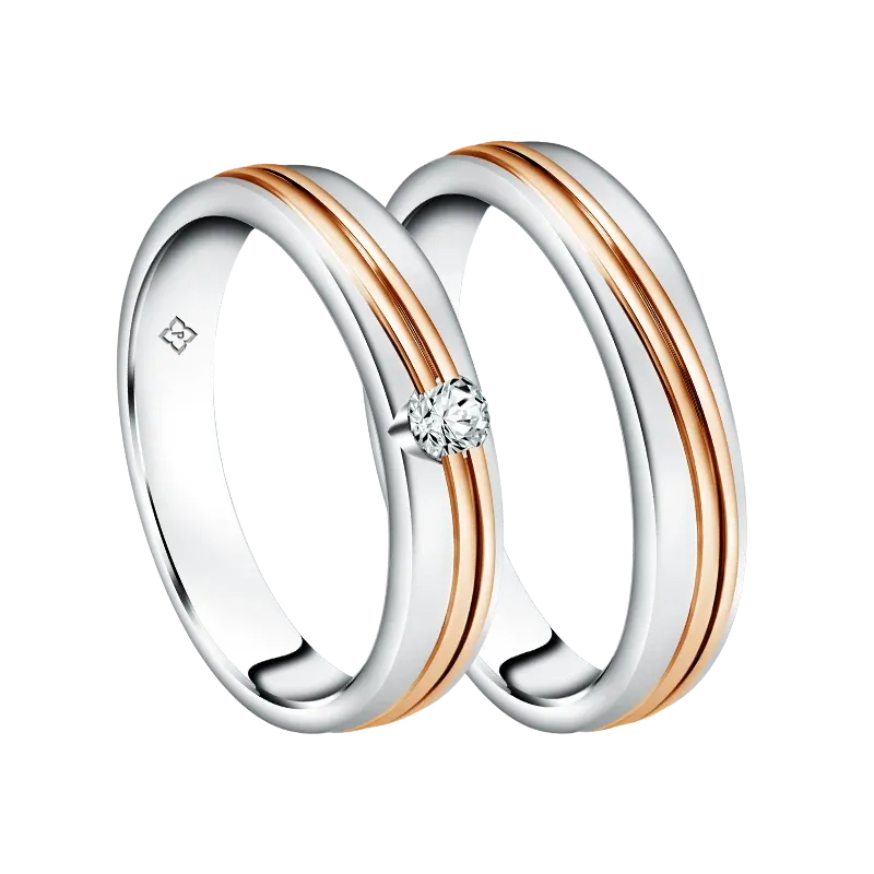 Elegansi cinta abadi terpancar dari cincin kawin Duadjiwa