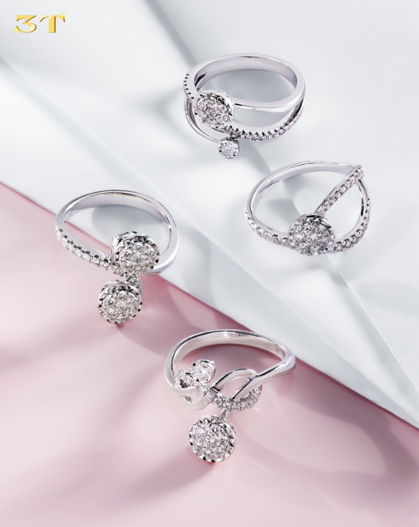 Model Cincin Berlian Modern untuk Tampilan Bold and Stylish
