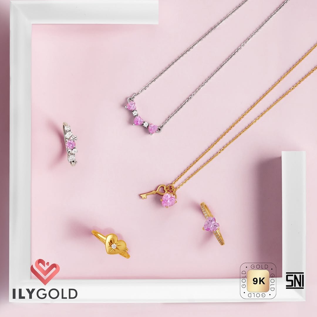 The Palace Jeweler dan Prilly Latuconsina hadirkan perhiasan emas 9K ILY Gold
