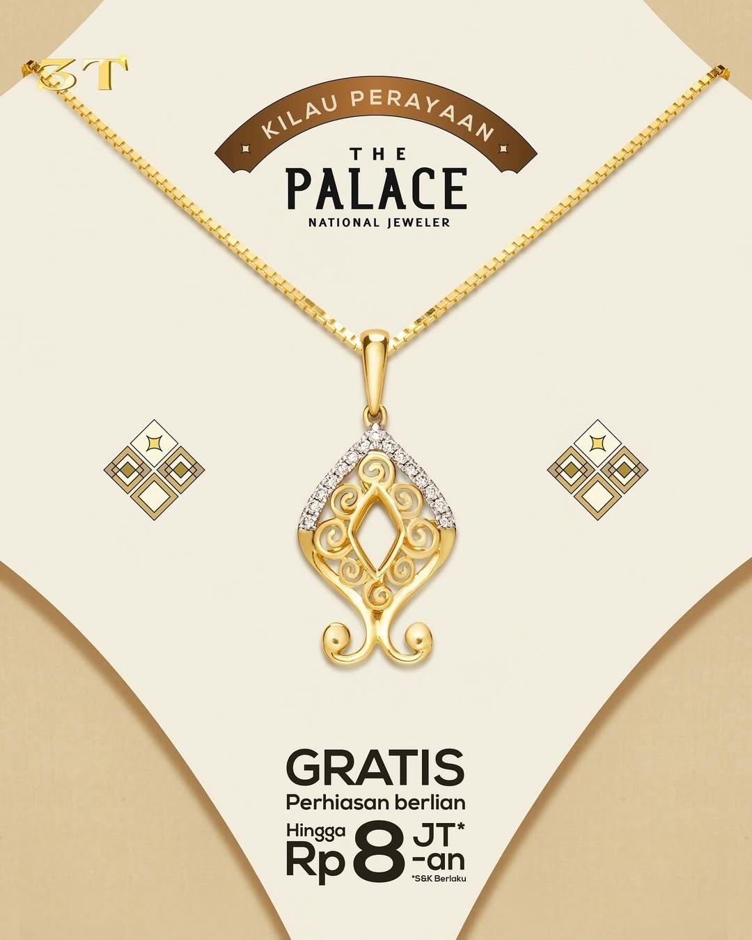 Dapatkan GWP mewah, beli liontin emas terbaru di Kilau Perayaan