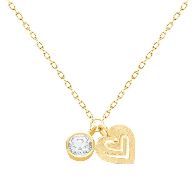Kalung Lovestruck Bazel untuk Anda yang Menyukai Kalung Emas 1 Gram Bergaya Unik