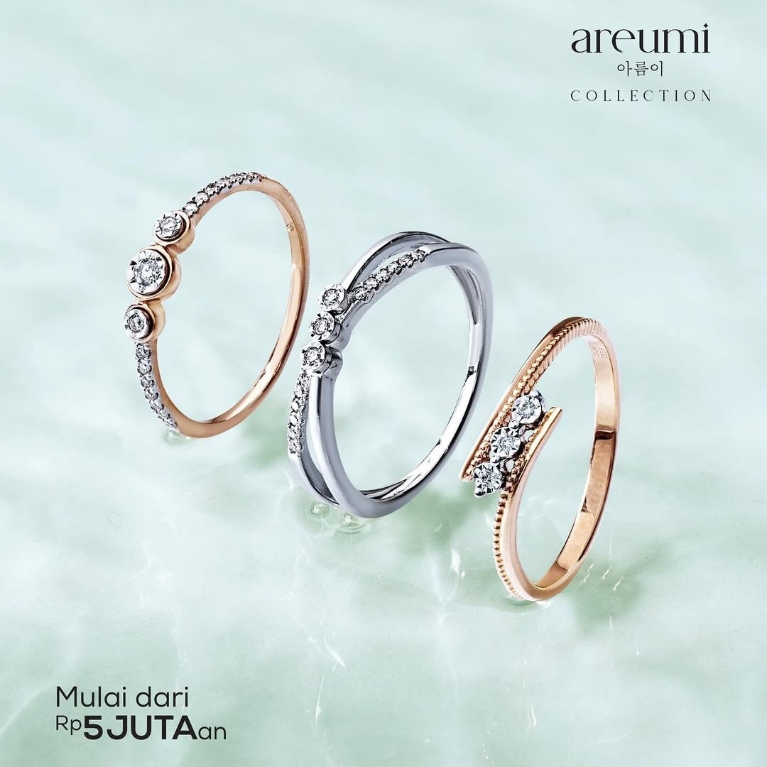 Cincin stylish koleksi Areumi yang terinspirasi dari K-Style