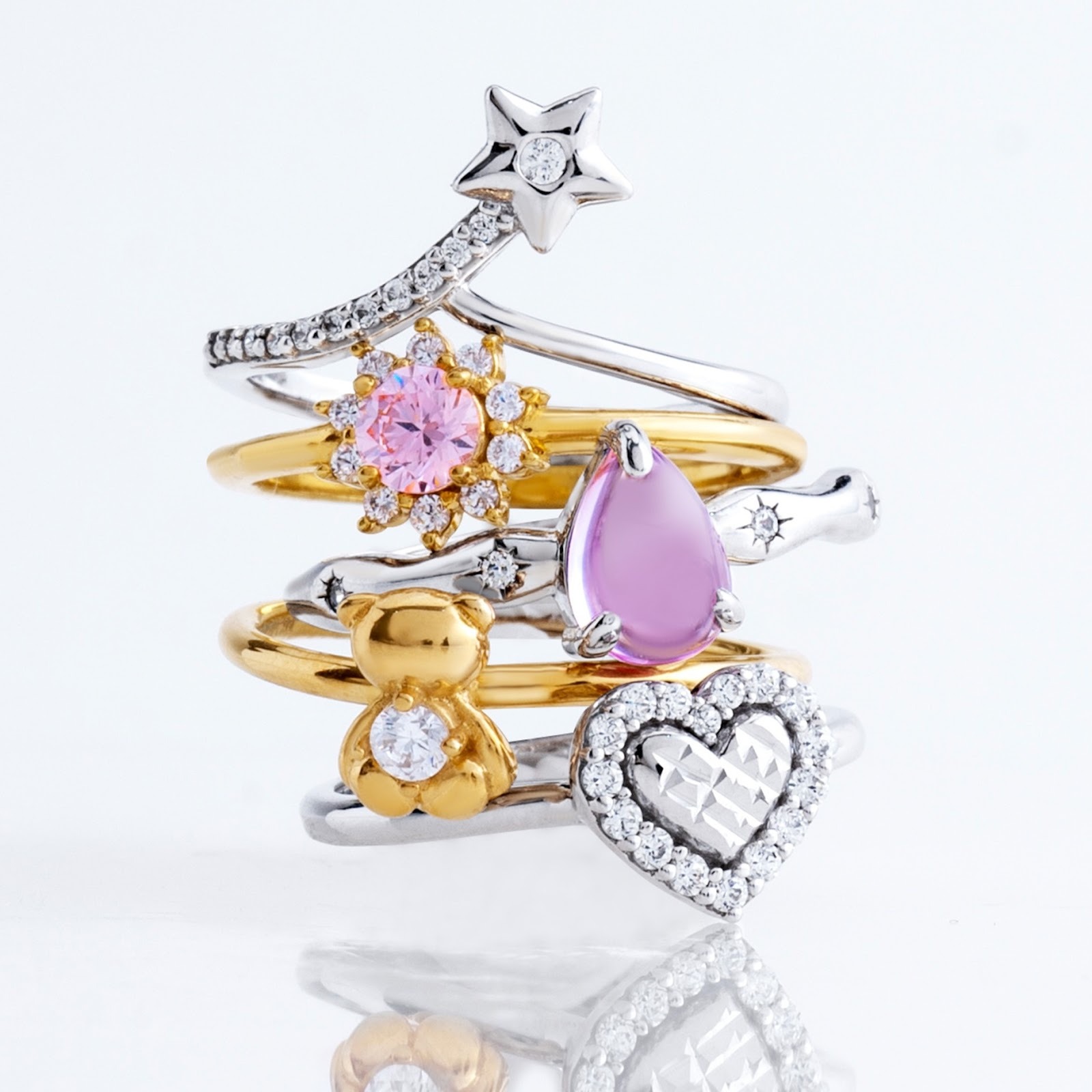 Koleksi Cincin Emas The Palace Jeweler Ringan dan Pas Dipakai Harian