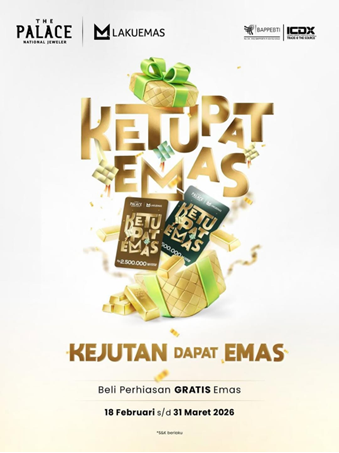 Promo &ldquo;Ketupat Emas&rdquo; Beli Perhiasan Gratis Emas